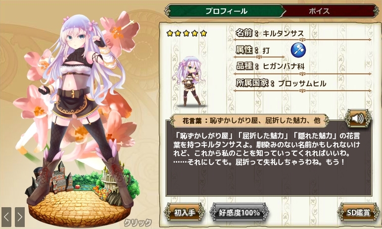 キルタンサス Flower Knight Girl Wiki