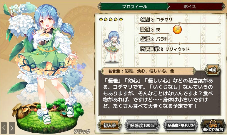 コデマリ Flower Knight Girl Wiki