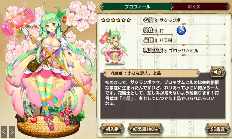 サクランボ Flower Knight Girl Wiki