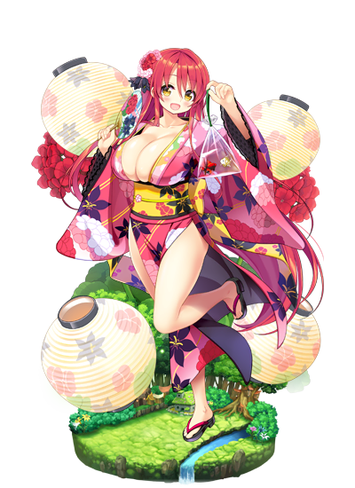 ゼラニウム 浴衣 Flower Knight Girl Wiki