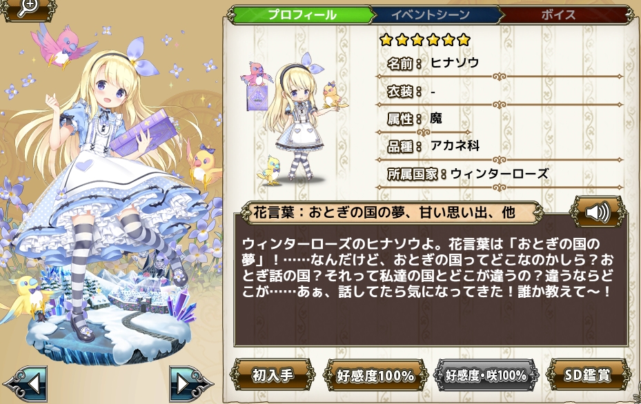 ヒナソウ Flower Knight Girl Wiki