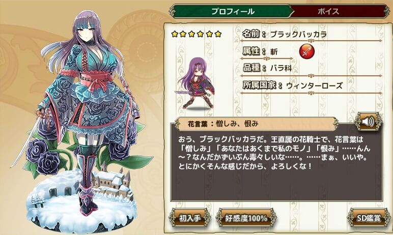 ブラックバッカラ Flower Knight Girl Wiki