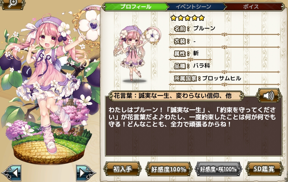 プルーン Flower Knight Girl Wiki