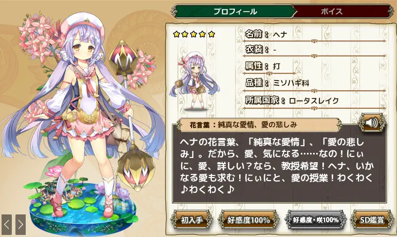 ヘナ Flower Knight Girl Wiki