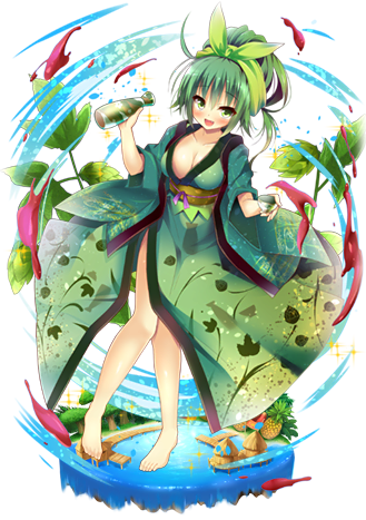 ホップ 温泉浴衣 Flower Knight Girl Wiki