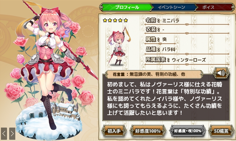 ミニバラ Flower Knight Girl Wiki