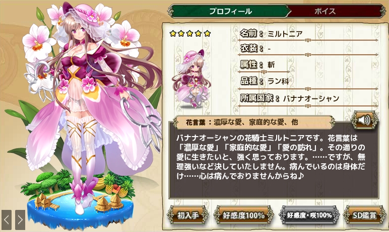 ミルトニア Flower Knight Girl Wiki