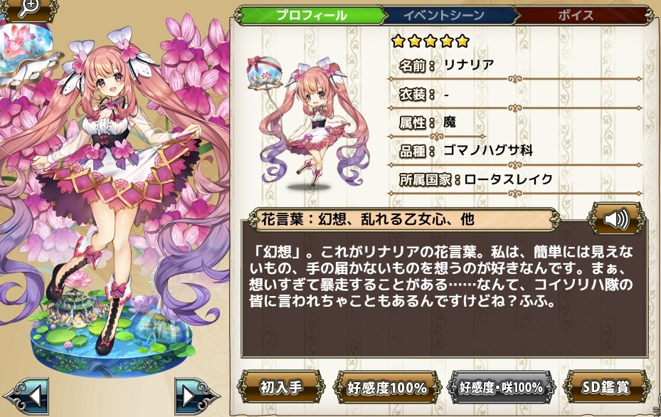 リナリア Flower Knight Girl Wiki