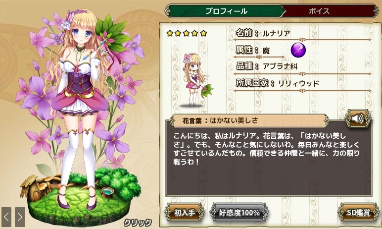 ルナリア Flower Knight Girl Wiki