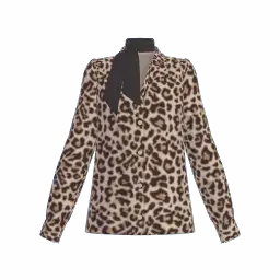 スカーフ付きレオパード柄シャツ.webp スカーフ付きレオパード柄シャツ.webp