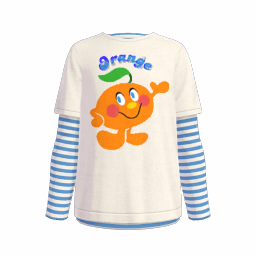オレンジぼうやレイヤードTシャツ.webp