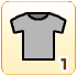 Tシャツ(灰)
