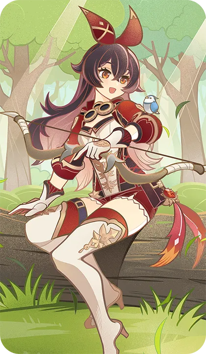 七聖召喚/キャラカード/アンバー - 原神 Wiki*