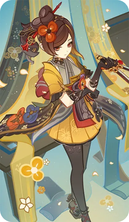 七聖召喚/キャラカード/千織 - 原神 Wiki*
