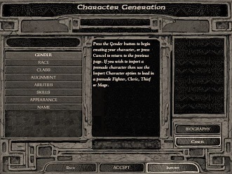 Bgee Manual キャラクターの作成 Bgee Spoiler Wiki Bgee Manual キャラクターの作成 Bgee Spoiler Wiki