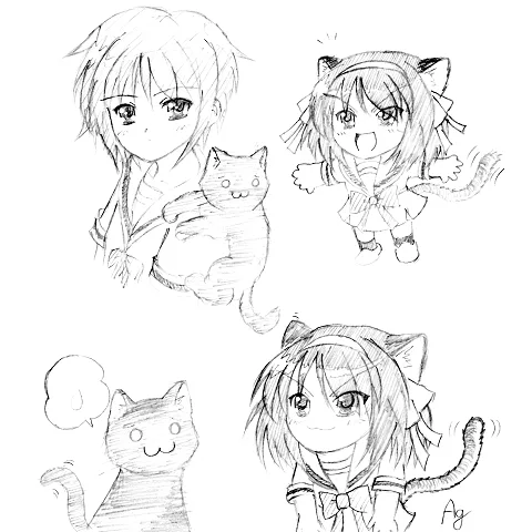 131-723 haruhi_nuko_meets_cat_whose_true_color_is_ghost_cat.png