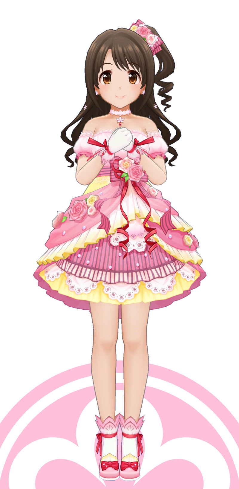 島村卯月 メイド服 デレステ