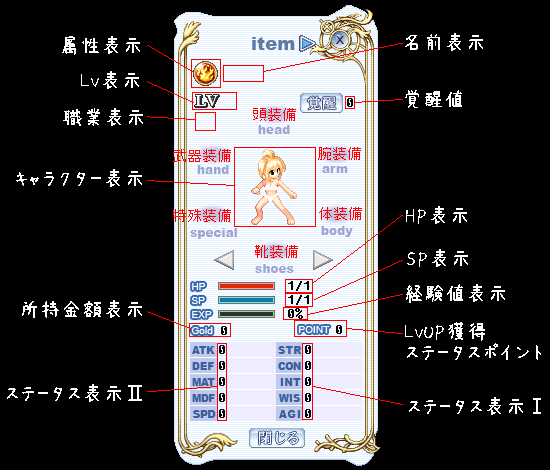 ステータス M H F Wiki