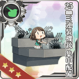 25mm三連装機銃 集中配備 艦隊これくしょん 艦これ 攻略 Wiki