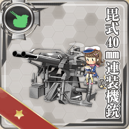 毘式40mm連装機銃 艦隊これくしょん 艦これ 攻略 Wiki