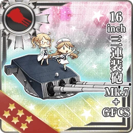 16inch三連装砲 Mk.7+GFCS