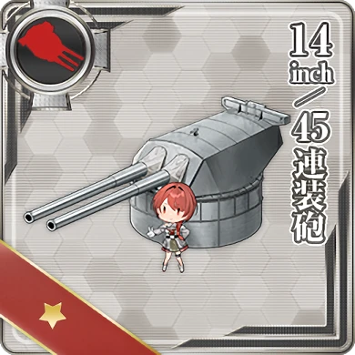 14inch/45 連装砲