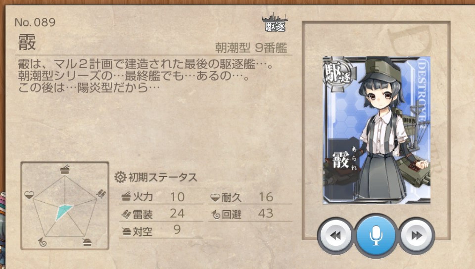 霰 艦これ改 攻略 まとめ Wiki