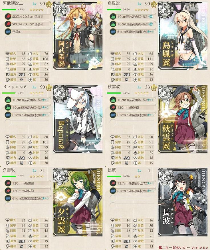 第一水雷戦隊 北方ケ号作戦 再突入 攻略 艦これ Wiki