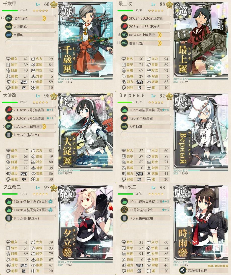 前段作戦 南西海域 エンドウ沖 E 2 艦これ Wiki