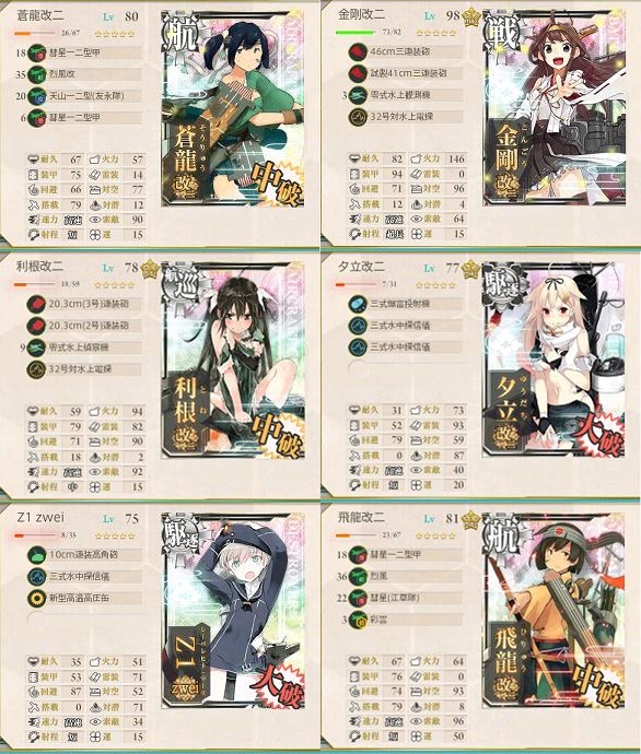 精鋭 第二航空戦隊 抜錨せよ 攻略 艦これ Wiki