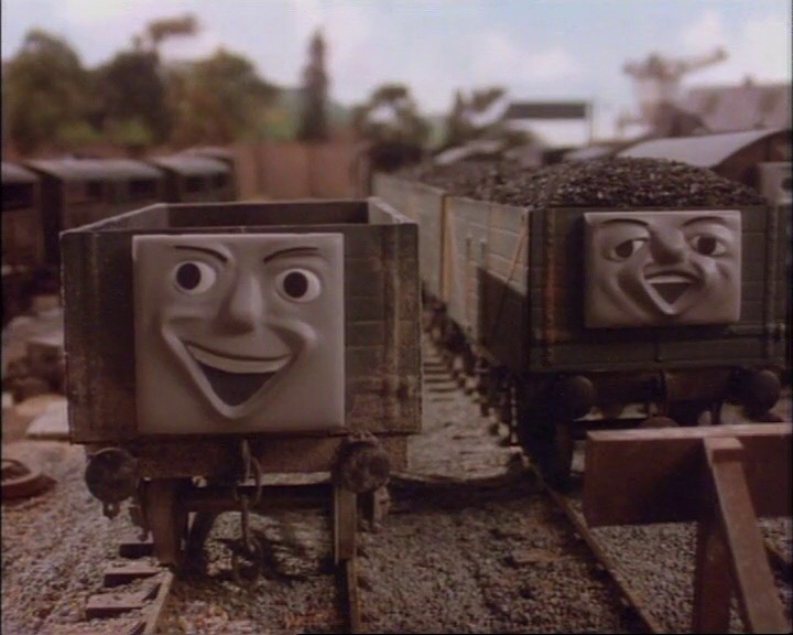 TV版第2シーズンのいたずら貨車といじわる貨車