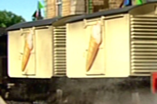 TV版第9シーズンのアイスクリームの有蓋貨車
