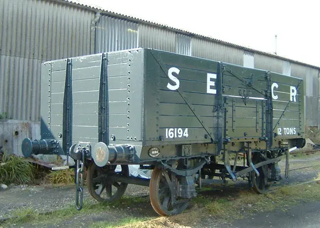 カカオ豆の貨車のモデル車