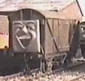 TV版第5シーズンのグレート・ウェスタン鉄道の有蓋貨車（大顔）