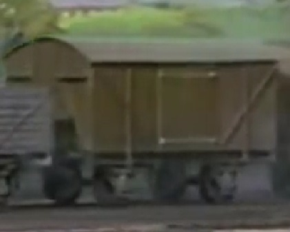 TV版第1シーズンのグレート・ウェスタン鉄道の有蓋貨車（人格なし）