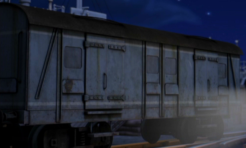 TV版第17シーズンのサウス・イースタン・アンド・チャタム鉄道のディアグラム960PMV（ボギー車）