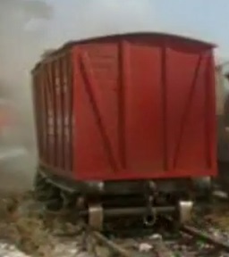 TV版第4シーズンのスカーロイ鉄道の有蓋貨車