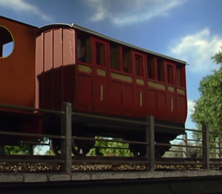 TV版第9シーズンの赤い客車