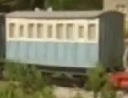 TV版第4シーズンのスカーロイ鉄道の青い客車