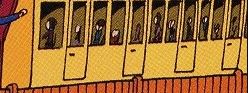 マガジンストーリーの高山鉄道の黄色い客車