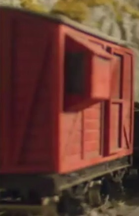 TV版第4シーズンの赤いタリスリン鉄道の6号車掌車2