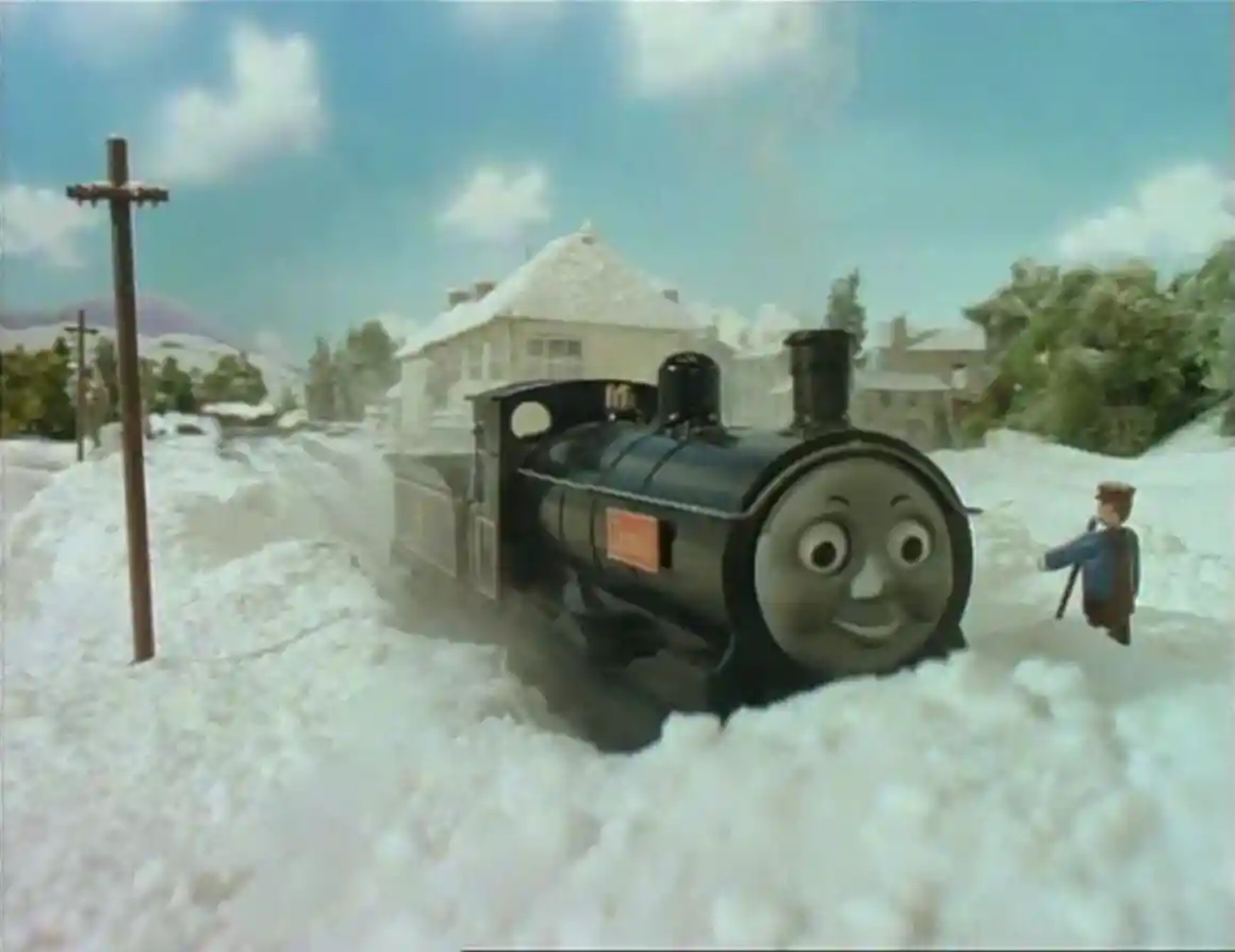 第3シーズンで雪かきを勤しんでいるドナルド