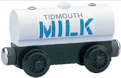 木製レールシリーズのミルクタンク車