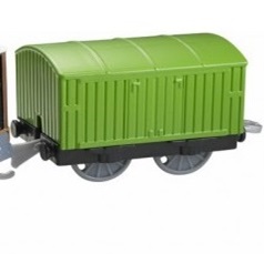 トラックマスター2の草色のリントン・アンド・バーンステイプル鉄道の有蓋貨車