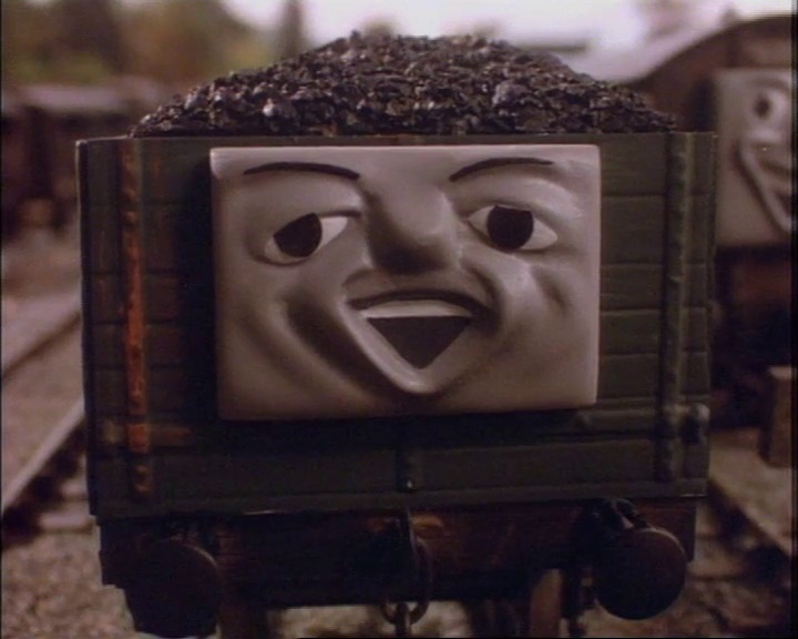 ロンドン・アンド・ノース・イースタン鉄道のいじわる貨車の顔の有蓋貨車の顔