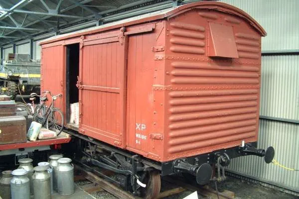 ロンドン・アンド・ノース・イースタン鉄道の顔付き有蓋貨車（タイプ1）のモデル機
