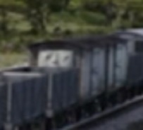 TV版第20シーズンの有蓋貨車（タイプ1）（顔つき、前から4両目）