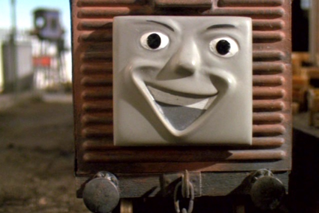 TV版第7シーズンのロンドン・アンド・ノース・イースタン鉄道の顔付き有蓋貨車（タイプ1）2