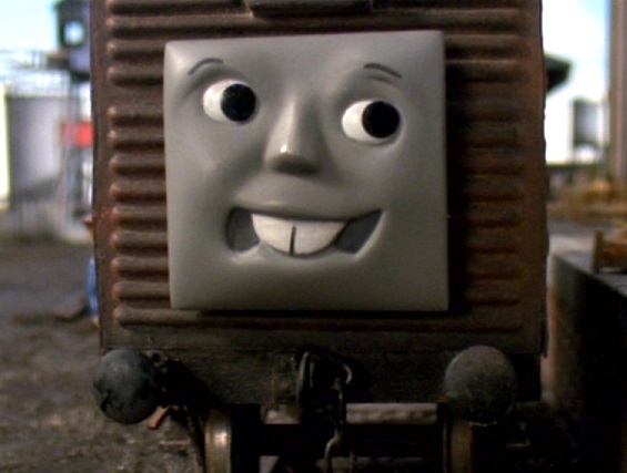 TV版第7シーズンのロンドン・アンド・ノース・イースタン鉄道の顔付き有蓋貨車（タイプ1）3