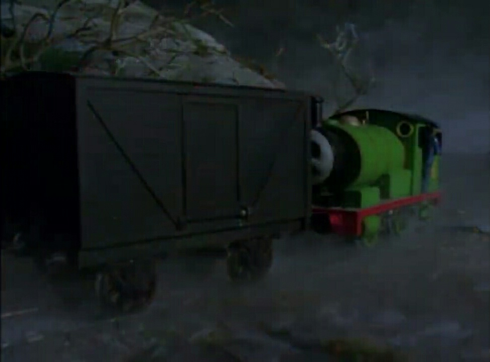 TV版第4シーズンの黒いロンドン・アンド・ノース・ウェスタン鉄道の有蓋貨車